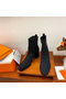 Hermes Volver 60 Ankle Boot In Black Knit Replica