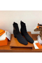 Hermes Volver 60 Ankle Boot In Black Knit Replica
