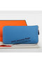 Hermes Zipper Wallet Original Leather A309 Blue Replica