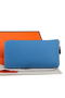 Hermes Zipper Wallet Original Leather A309 Blue Replica