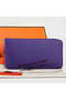 Hermes Zipper Wallet Original Leather A309 Purple Replica
