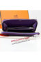 Hermes Zipper Wallet Original Leather A309 Purple Replica