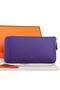 Hermes Zipper Wallet Original Leather A309 Purple Replica