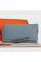 Hermes Zipper Wallet Original Leather A309 SkyBlue Replica