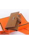 Hermes Bearn Japonaise Tri-Fold Wallet A308 Coffee Replica
