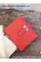 Hermes Bi-Fold Wallet Togo Leather H512 Light Red Replica