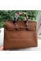 Hermes Birkin 40CM Bag Wheat Litchi Leather BK40 Gold Replica