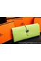 Hermes Dogon Original Leather Wallet H509 Light Green Replica