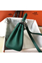 Hermes Kelly 20cm Bag In Vert Vertigo Clemence Leather PHW Replica