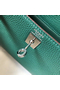 Hermes Kelly 20cm Bag In Vert Vertigo Clemence Leather PHW Replica