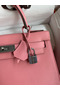 Hermes Kelly Sellier 28 Handmade Bag In Rose Confetti Epsom Calfskin Replica