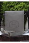 Hermes Messenger Bag Original Calf Leather H80014 Grey Replica