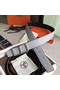 Hermes Officier Belt Buckle & White 38MM Strap Replica