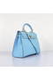 Quality Hermes Kelly 32cm Bags SkyBlue Calf Leather Gold Replica