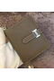 Hermes Bi-Fold Wallet Togo Leather H512 Grey Replica