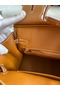 Hermes Birkin 25 Handmade Bag In Brown Clemence Leather Replica