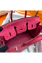 Hermes Birkin 25 Handmade Bag In Rose Red Ostrich Leather Replica