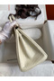 Hermes Birkin 25 Retourne Handmade Bag In Nata Matte Alligator Leather Replica