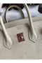 Hermes Birkin 25 Retourne Handmade Bag In Nata Matte Alligator Leather Replica