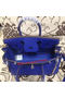 Hermes Birkin 25CM Tote Bag Original Leather H25 Royal Replica