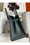Hermes Birkin 30 Retourne Handmade Bag In Vert Cypres Chevre Mysore Leather Replica