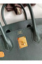 Hermes Birkin 30 Retourne Handmade Bag In Vert Cypres Chevre Mysore Leather Replica
