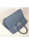 Hermes Birkin 30CM Tote Bags Smooth Togo Leather Dark Blue Replica