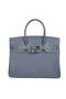 Hermes Birkin 30CM Tote Bags Smooth Togo Leather Dark Blue Replica