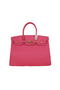 Hermes Birkin 35CM Tote Bag Rose Clemence Leather H35 Gold Replica