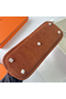 Hermes Bolide 1923 25 Handmade Bag In Gold Doblis Suede Leather Replica