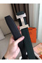 Hermes Constance 2 Belt Buckle & Black/Green Epsom 42MM Strap Replica