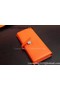 Hermes Dogon Original Leather Wallet H509 Orange Replica