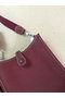 Hermes Evelyne original togo leather mini Shoulder Bag H15698 Burgundy Replica