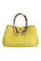Hermes Garden Party 30cm Tote Bag Grainy Leather Lemon Replica