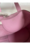 Hermes In The Loop 18 Handmade Bag in Mauve Sylvestre Clemence Leather Replica