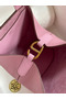 Hermes In The Loop 18 Handmade Bag in Mauve Sylvestre Clemence Leather Replica