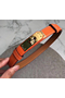 Hermes Kelly 18 Belt In Orange Epsom Leather Replica