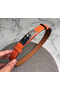 Hermes Kelly 18 Belt In Orange Epsom Leather Replica