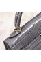 Hermes Kelly 19cm Tote Bag crocodile Leather KL19 grey Replica