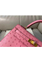 Hermes Kelly 25cm Handmade Bag In Terre Cutie Ostrich Skin Replica