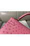 Hermes Kelly 25cm Handmade Bag In Terre Cutie Ostrich Skin Replica