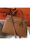 Hermes Kelly 32cm Bag In Gold Epsom Leather GHW Replica