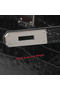 Hermes Kelly 32cm Shoulder Bags Black Iridescent Croco Leather Silver Replica