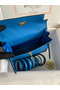 Hermes Kelly Danse II Bag In Blue Hydra Evercolor Calfskin Replica