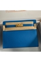 Hermes Kelly Danse II Bag In Blue Hydra Evercolor Calfskin Replica