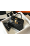 Hermes Kelly Mini II Bag In Black Embossed Crocodile Leather Replica
