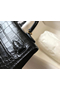 Hermes Kelly Mini II Bag In Black Embossed Crocodile Leather Replica