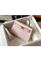 Hermes Kelly Mini II Bag In Rose Dragee Embossed Crocodile Leather Replica