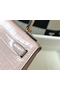Hermes Kelly Mini II Bag In Rose Dragee Embossed Crocodile Leather Replica