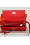 Hermes Kelly Original Saffiano Leather Bi-Fold Wallet A708 Red Replica